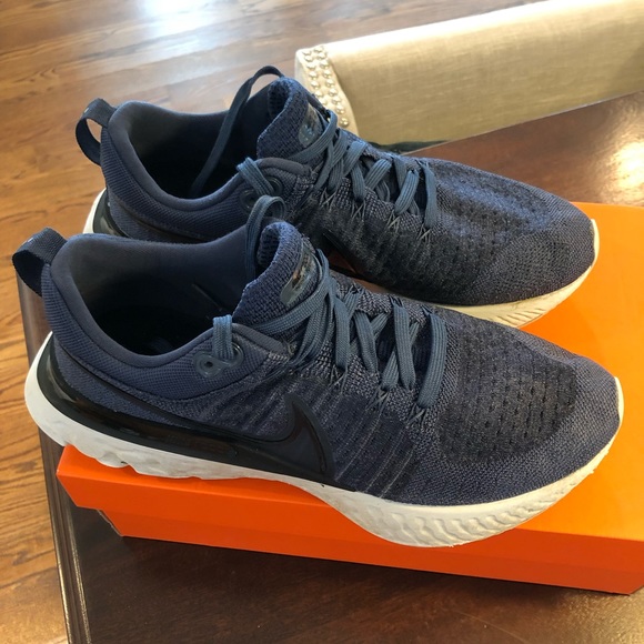 Nike React Infinity Flyknit Navy - Men's 10 - Picture 2 of 8